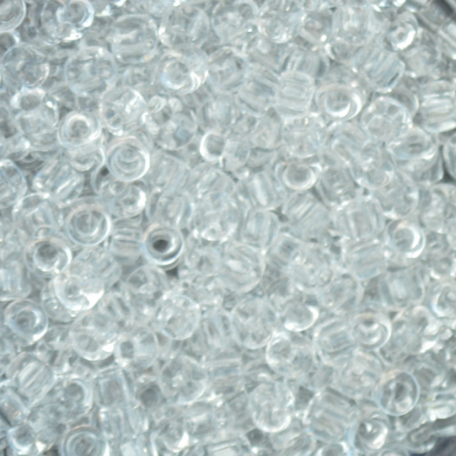 Transparent - Cyrstal 11/0 Japanese Seed Beads (6in tube)